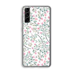 Sierlijke bloemen: Samsung Galaxy S21 Plus Transparant Hoesje