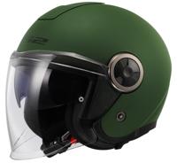 LS2 Helmet of620 classy solid xl matt green
