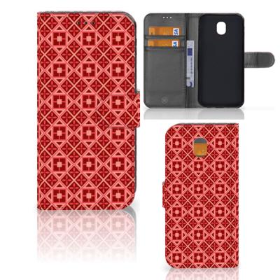 Samsung Galaxy J5 2017 | Telefoon Hoesje | Batik Rood