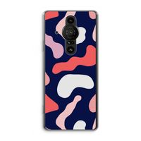 Memphis Shapes Pink: Sony Xperia Pro-I Transparant Hoesje