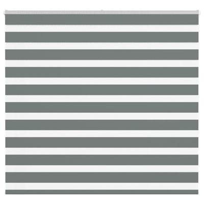 Zebra rolgordijn 155x150 cm stofbreedte 150,9 cm donkergrijs