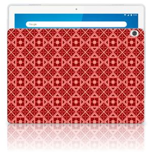 Lenovo Tab M10 Hippe Hoes Batik Rood