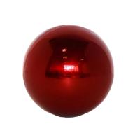 Deco Heksenbol Rood Glans Roestvrij Staal 20 cm II Buitengewoon de Boet - Buitengewoon de boet