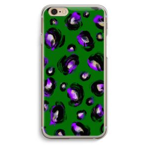 Green Cheetah: iPhone 6 / 6S Transparant Hoesje
