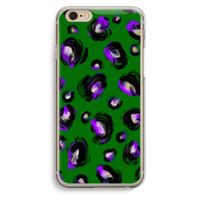 Green Cheetah: iPhone 6 / 6S Transparant Hoesje