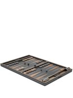 Brunello Cucinelli jeu de backgammon en bois (9.5 cm x 36 cm) - Noir - thumbnail