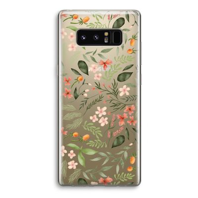 Sweet little flowers: Samsung Galaxy Note 8 Transparant Hoesje
