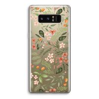 Sweet little flowers: Samsung Galaxy Note 8 Transparant Hoesje