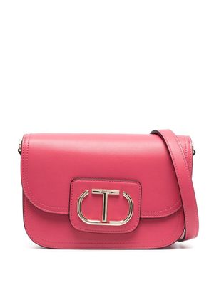 TWINSET Schoudertas met logoplakkaat - Roze