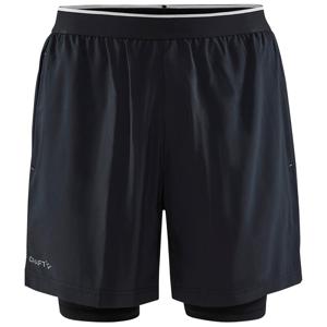 Craft ADV Essence Perforated 2-in-1 shorts zwart heren XL