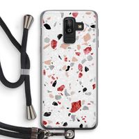 Terrazzo N°12: Samsung Galaxy J8 (2018) Transparant Hoesje met koord