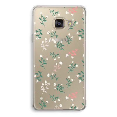 Small white flowers: Samsung A3 (2017) Transparant Hoesje