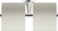 Duravit Starck T dubbele toiletrolhouder 25,5x7,6x5cm chroom