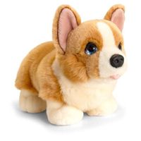 Keel Toys pluche Corgi honden knuffel 32 cm - thumbnail