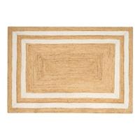 Beliani - GEMEREK- Vloerkleed - Beige - 160 x 230 cm - Jute - thumbnail