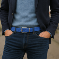 Gleaming Blue (Riem) Lureaux - Nette Riemen Voor Heren
