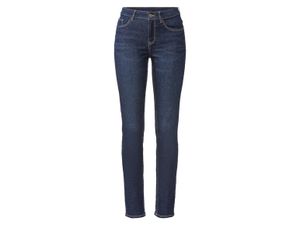 esmara Dames jeans, skinny fit, met normale taille (38, Donkerblauw)