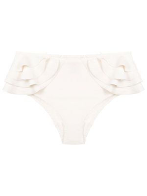 Clube Bossa bas de bikini Bandara à taille haute - Blanc