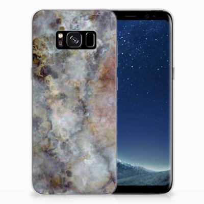 Samsung Galaxy S8 | TPU | Siliconen hoesje | Marmer Grijs