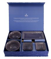 Tokyo Design Studio – Glassy Blue Giftset – Golven – 8 pcs