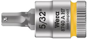 Wera 8740 A HF Binnenzeskant Zyklop Bitdop met 1/4"-aandrijving met vasthoudfunctie, 5/32" - 1 stuk(s) - 05003385001