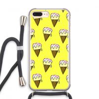 Isjes: iPhone 8 Plus Transparant Hoesje met koord