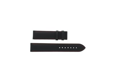 Horlogeband Tissot T067.417.260.5100 T067417A / T610031781 Leder Zwart 19mm