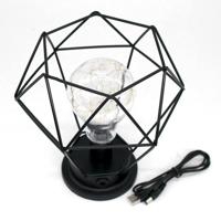 Minimalistische koperen lamp slaapkamer huis smeedijzeren tafel lamp specificatie: USB