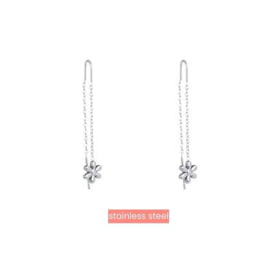 Day&Eve Oorbellen Go Trough Flower | Zilver