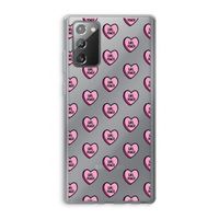 GIRL POWER: Samsung Galaxy Note 20 / Note 20 5G Transparant Hoesje