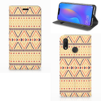 Huawei P Smart Plus Hoesje met Magneet Aztec Yellow