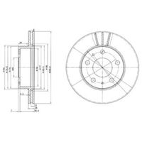 Delphi Diesel Remschijf BG2847 - thumbnail