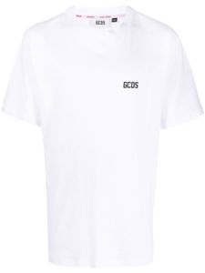 GCDS t-shirt en coton à logo imprimé - Blanc