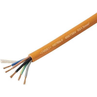 TRU COMPONENTS TC-13537016 Rubberkabel H07RN-F 5 G 1.5 mm² Oranje per meter