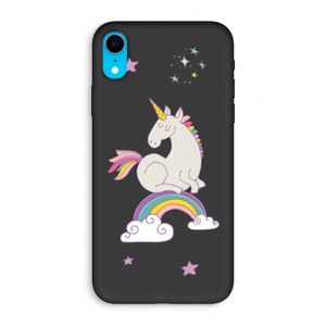 Regenboog eenhoorn: iPhone XR Biologisch afbreekbaar hoesje
