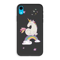 Regenboog eenhoorn: iPhone XR Biologisch afbreekbaar hoesje