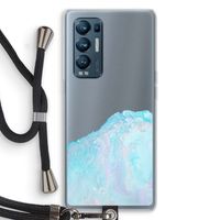 Fantasie pastel: Oppo Find X3 Neo Transparant Hoesje met koord