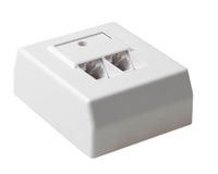 CAT5E UTP wandcontactdoos opbouw LSA+ CAT5E UTP wandcontactdoos opbouw LSA+