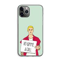 Gimme a call: iPhone 11 Pro Max Transparant Hoesje