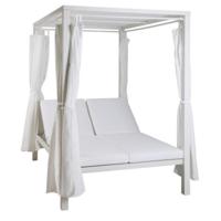 Tuinbed DKD Home Decor Wit Aluminium (148 x 188 x 205 cm) Tuinbed DKD Home Decor Wit Aluminium (148 x 188 x 205 cm)