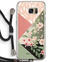 Sweet heaven geometrics: Samsung Galaxy S7 Edge Transparant Hoesje met koord