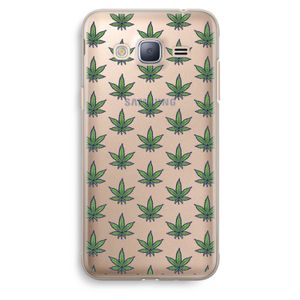 Weed: Samsung Galaxy J3 (2016) Transparant Hoesje