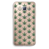 Weed: Samsung Galaxy J3 (2016) Transparant Hoesje