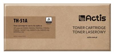 Actis Tonercartridge TH-51A (vervanging HP 51A Q7551A; Standaard; 6500 pagina's; zwart)