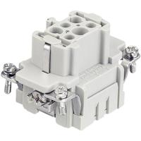 Harting 09 33 006 2702 Businzetstuk Han® E 6 + PE Crimpen 1 stuk(s)