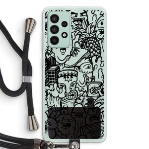 Vexx Black Mixtape: Samsung Galaxy A52s 5G Transparant Hoesje met koord