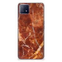 OPPO A53 5G | OPPO A73 5G | TPU | Siliconen hoesje | Marmer Bruin