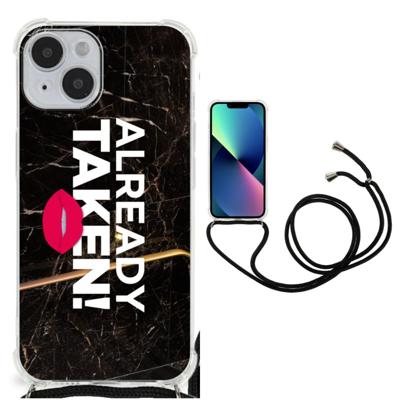 iPhone 14 Telefoonhoesje met tekst Already Taken Black iPhone 14 Telefoonhoesje met tekst Already Taken Black