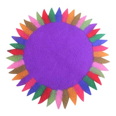 Placemat Zonnebloem Paars