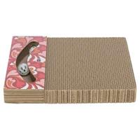 TRIXIE KRABPLANK VALENTIJN MET BALLEN RECHTHOEKIG KARTON ROOD